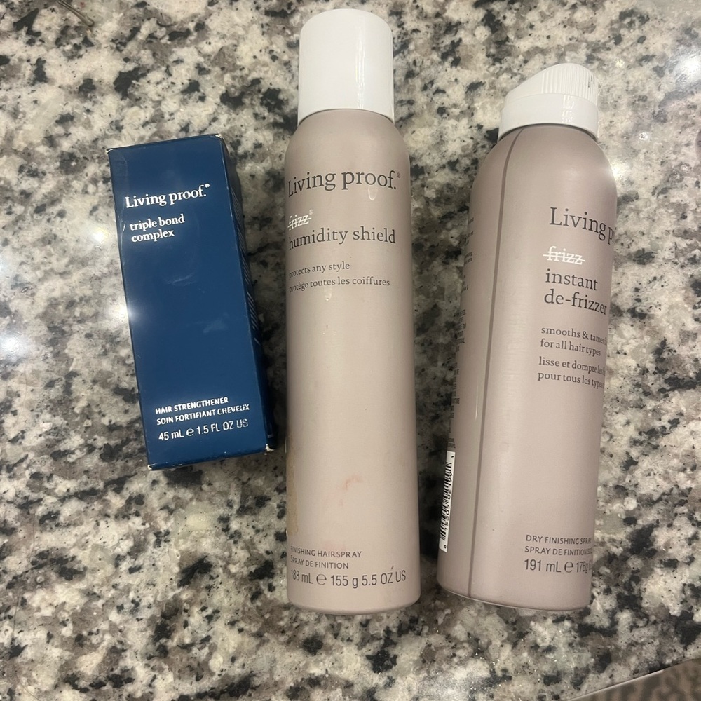 Living Proof Neutral Taupe Styling Set with Blue Triple Bond